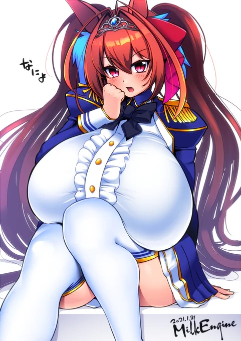 ダスカ #ダイワスカーレット(ウマ娘) #ウマ娘プリティーダービー #超乳 #爆乳 #むちむち https://t.co/5iU0FqiSLY 