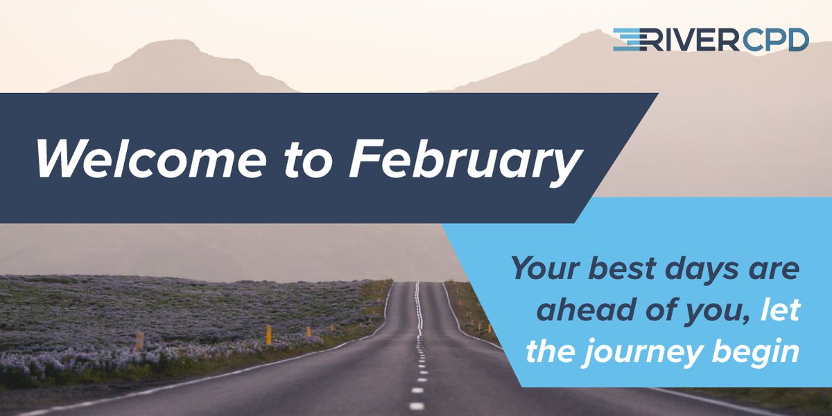 Hello February! Wishing you a month filled with great accomplishments

#cpd #rivercpd #careerdevelopment #cipd #careersinuk