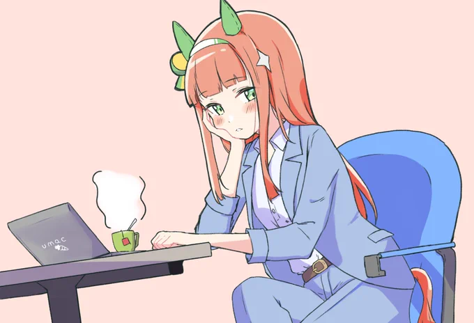 職場のスズカ先輩
(ちょい修正ver)
#ウマ娘プリティダービー #ウマ娘 