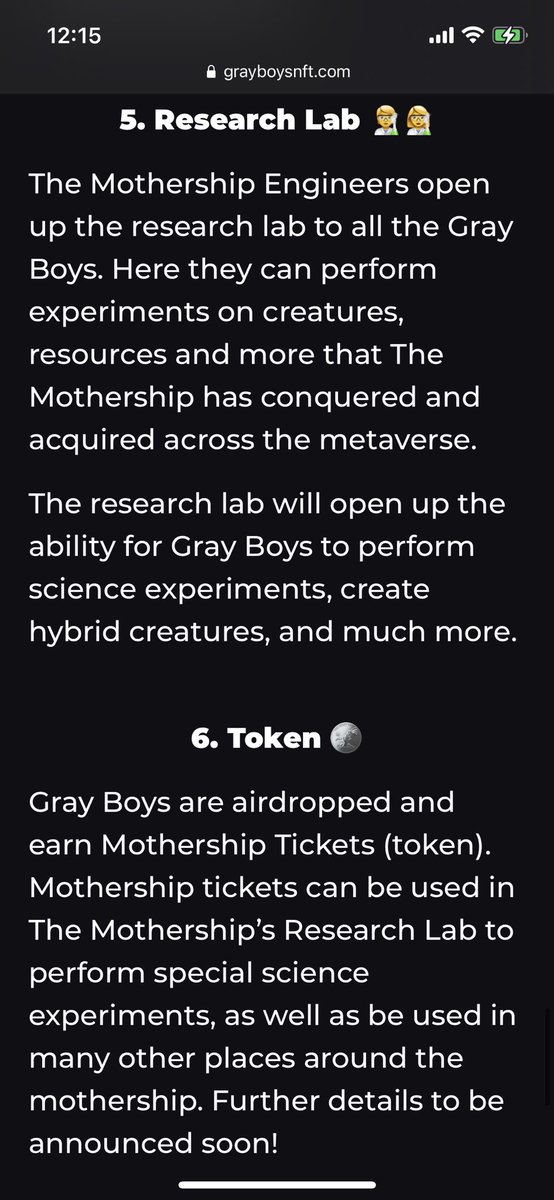 lilwangeth's tweet photo. 👇Gray boys will blow up soon👇 

🚨🚨🚨🚨🚨🚨

👽 GB’s Community Server now live
👽 Science Lab under construction on the playable Mothership #nftworld built by @EntityBuilds (check photo) 
👽Horrific mutations on #GrayBoys
👽Same Developers as #nftworlds
👽Future token airdrop https://t.co/p7rWJSWvaX