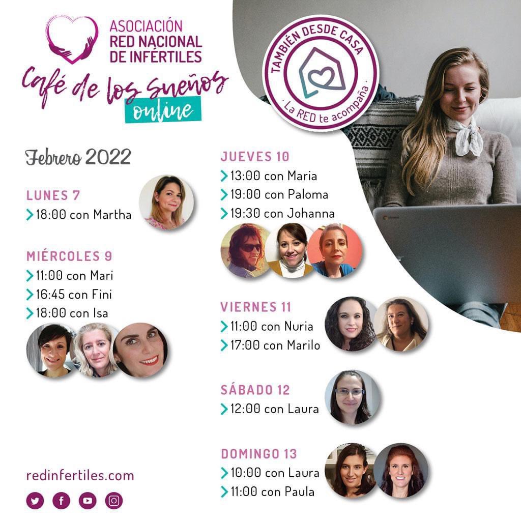 ¿Necesitas un ratito para hablar, compartir con otras compañeras de camino, reír, llorar y abrazar [aunque sea virtualmente]?

☕ Vente a nuestro Café de los Sueños Virtual, ¡no estás sola!

👉 Gratuito. Inscríbete
 
bit.ly/2XJaPdZ

#infertilpandy