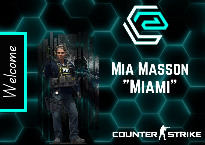 3licitesports's tweet photo. Today we want to give a warm welcome to @Miamibby14 who is the new addition to our FE #CSGO Roster.
#csgofe #femalecsgo #announcement #elicitfe #elicitesports https://t.co/kCrQrMFEBu