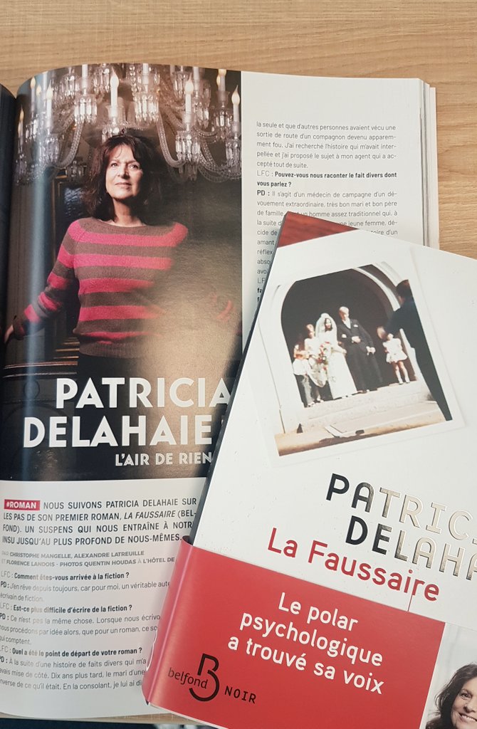nais_mrl's tweet photo. La Faussaire, premier roman de Patricia Delahaie en librairie le 3 février @Belfond entretien dans @LaFringaleClle @CMangelle @AlexandreMUAH https://t.co/jzKaMbPQjr