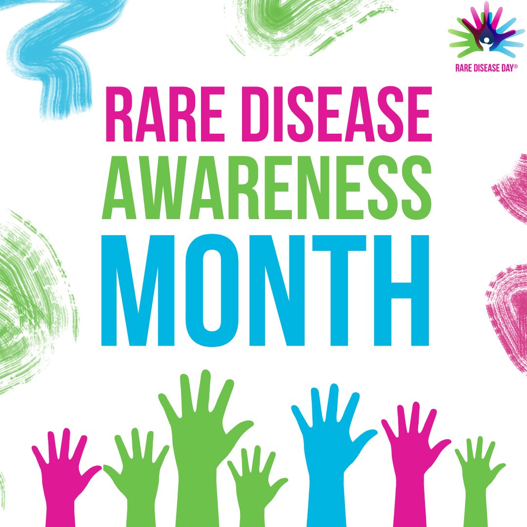 Today marks the first day of Rare Disease Awareness Month! Join us this month in raising awareness for the 300 million people living with a rare disease all around the world! ➡️Find out how you can get involved: cutt.ly/eOlehAY