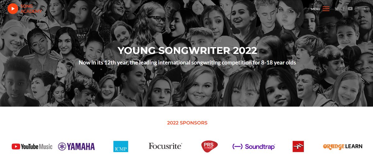Music_at_SH's tweet photo. Young Songwriter 2022 are now taking entries for this years competition. See the link below. 

https://t.co/yng4D2akZ7 https://t.co/6KXcKnn3E2