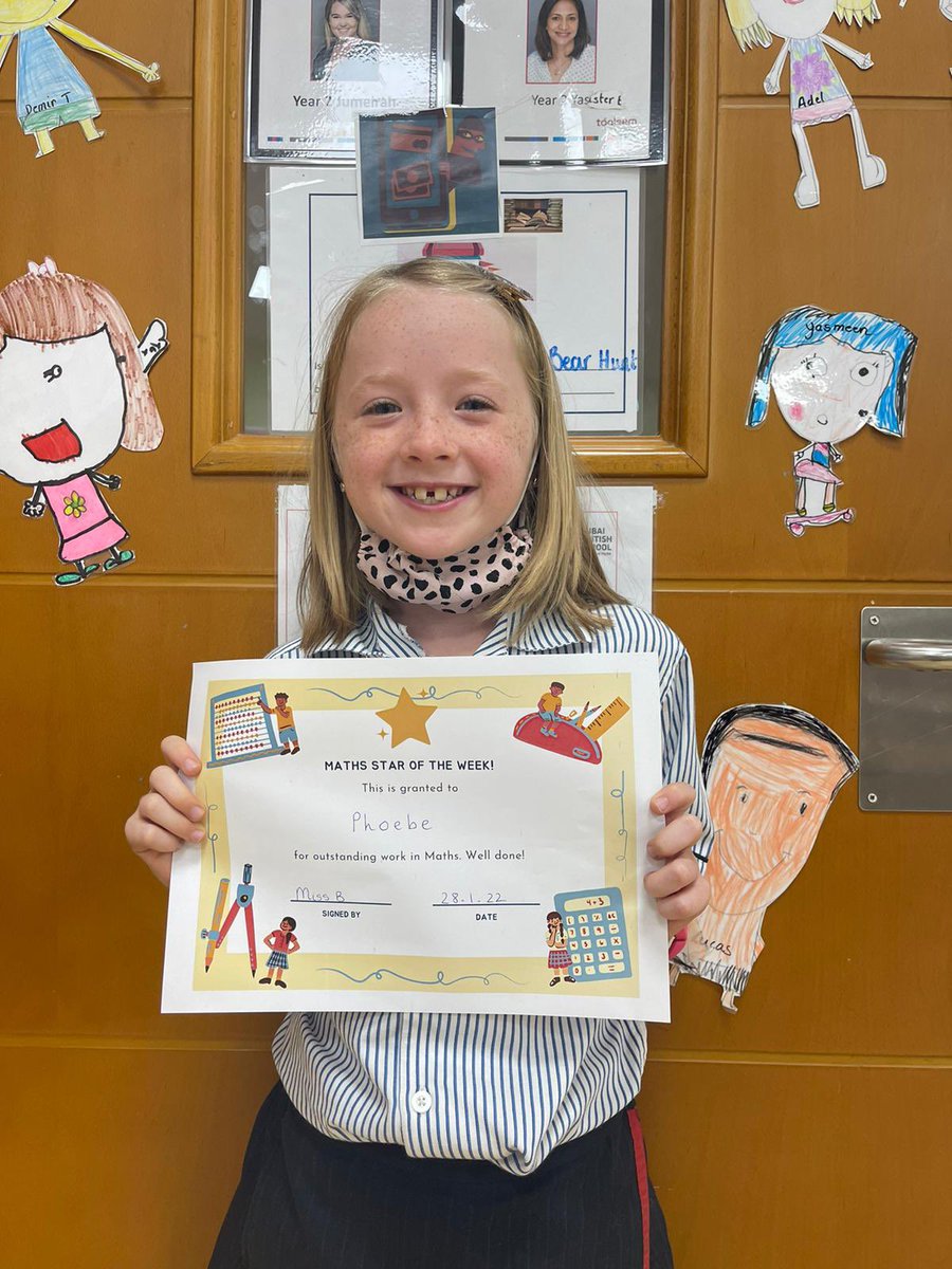 Congratulations to our Maths Star of the Week, Phoebe from Year 2 Jumeirah Class!🎲🔢🌟  <a href="/DBSJP_Maths/">DBSJP | Maths</a>