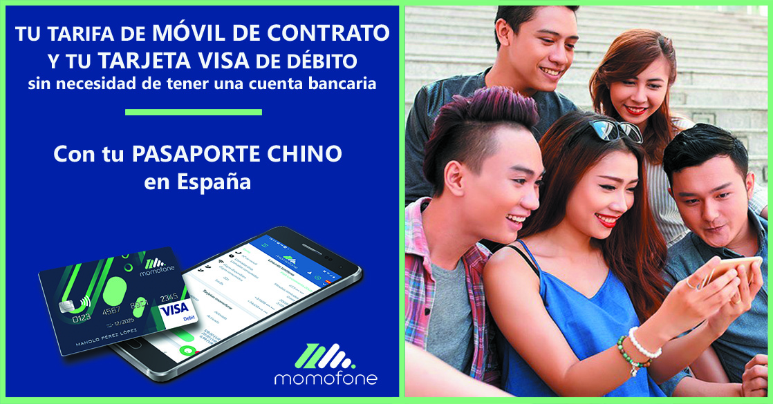 MomofoneOMV's tweet photo. ¿Necesitas tener un móvil de contrato y servicio de banca online en España? Con el #telcobanking de momofone puedes tenerlo ya incluso sólo con tu pasaporte.
#China #fintech #bancaonline #ahorrar #aliexpressespaña https://t.co/szKjKA8UrA