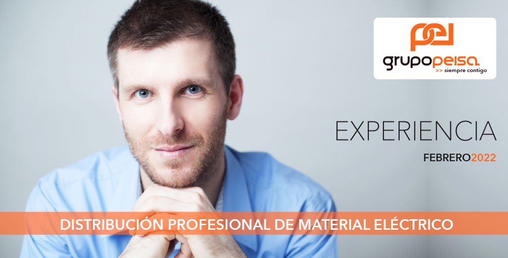 Para <a href="/grupo_peisa/">Grupo Peisa</a> la experiencia es un grado, y por eso, nuestra empresa cuenta con los mejores #profesionales del sector de la distribución del #materialelectrico ⚡️ con el objetivo de ofrecer a nuestros clientes las mejores soluciones y asesoramiento en productos y servicios.