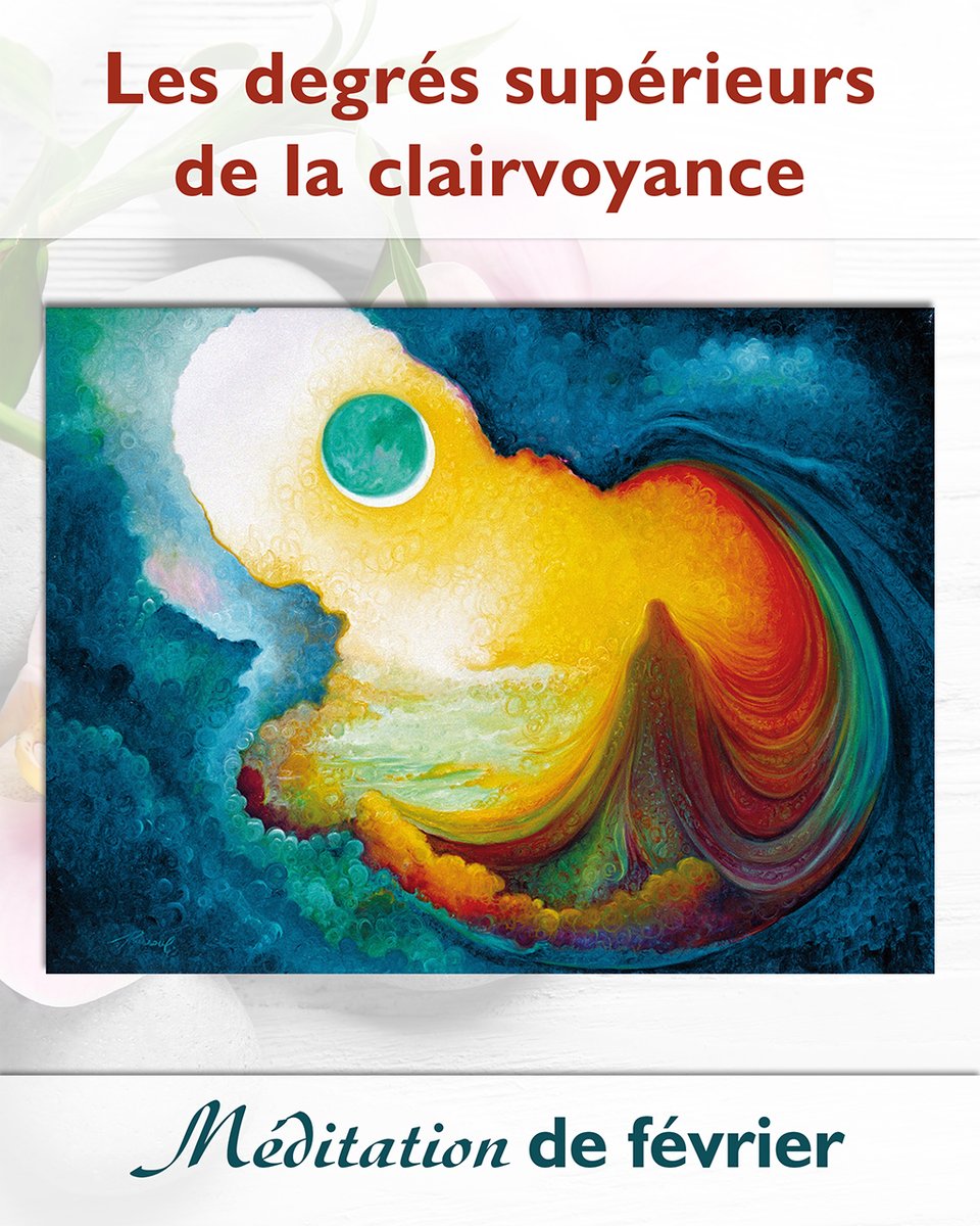 EditionProsveta's tweet photo. « Il existe plusieurs formes de vision que l’on nomme différemment suivant les plans auxquels elles s’appliquent... » Lire la suite @ https://t.co/NNIoErr3k7
#aivanhov #prosveta #spiritualité #méditation #sagesse #sensdelavie https://t.co/FGDHrK29Ws
