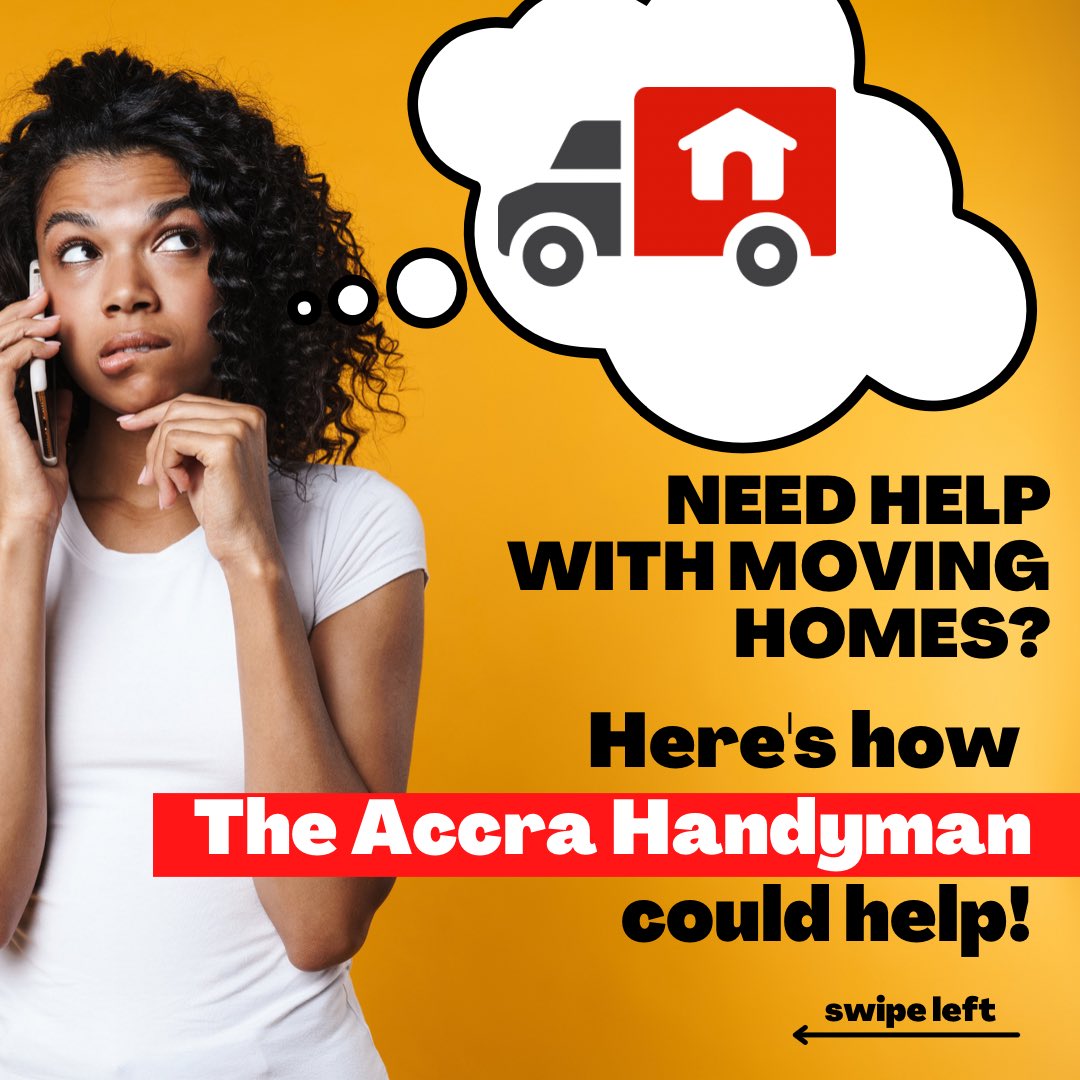 accrahandyman's tweet photo. Moving homes can be a daunting task! We’re here with all the help you need. Talk to us 📲0555719107
https://t.co/jIF3jJlbgq https://t.co/GRCWZLighn