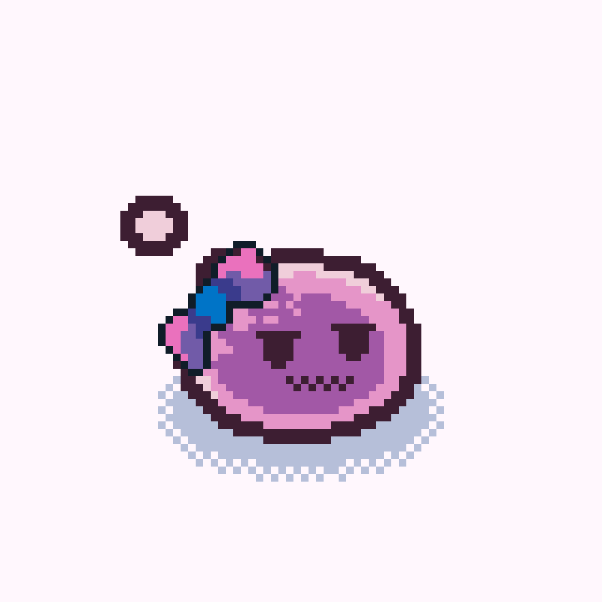 NyxOfSpades_'s tweet photo. Look at this cute @AdaSlimes that I bought, omg so cute! Literally wanted to get some slimes cuz ive been watchin anime and readin mangas with slimes in them, and Im starting to fall in love wif slimes😂Will buy more if thrs cheap ones on market or any1 selling for 10 ADA or so🤞 https://t.co/X0B315RNBs