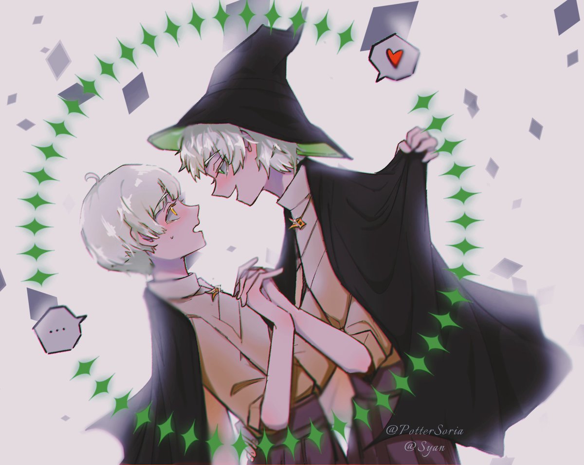 Art collab!!!
Sketch line by <a href="/Syan11037/">Syan</a> and Color by me 
Otp so real XD