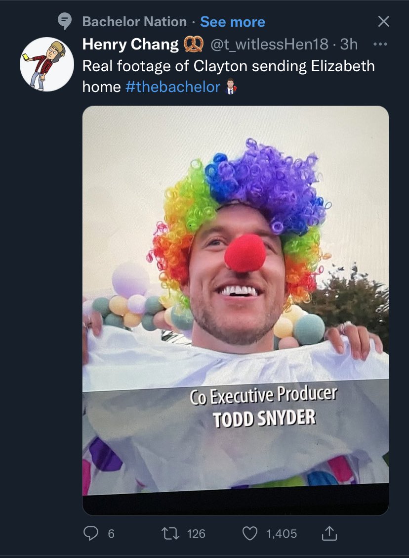 Taking a break this season but I can’t escape Henry Chang &amp; his stolen tweets on my personal Twitter 💀 #TheBachelor