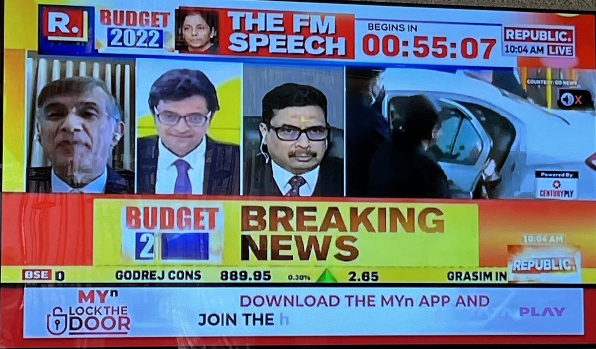 N_Hiranandani's tweet photo. More #disinvestment  &amp; #privatization #investments  to be pumped in #Roads  #railways improve #GDP to go double digit #BudgetWithArnab @republic @NaredcoNational @hiranandanigrp https://t.co/XJ47nYN2kS