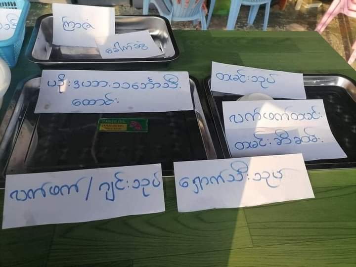 No one can stop us !! The shopkeepers demonstrated as their shops opening with papers because the military forced them to open the shops today.

#RedCampaign_1YearOfRevolution
#2022Feb1Coup #SilentStrike
#WhatsHappeningInMyanmar