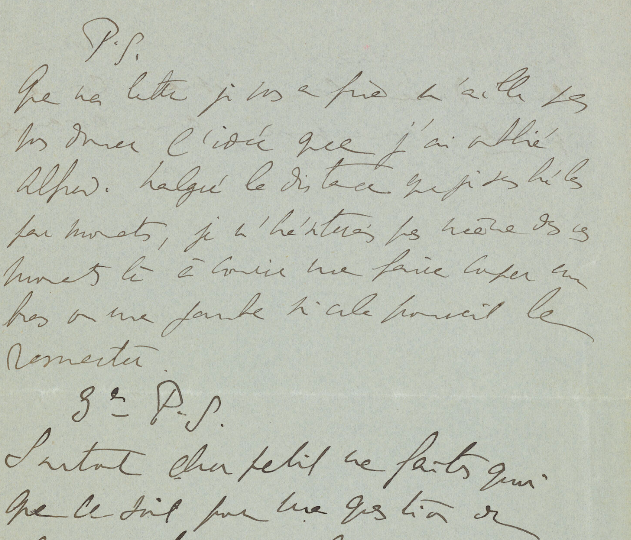 n_strole's tweet photo. Another brilliant translation from our moderator on the @CorrProust Wiki! In this 1914 letter to Reynaldo Hahn, Proust couldn't stop writing as he added three postscripts at the end of his letter.

Original letter: https://t.co/vMBhe6Vzwk

Translation: https://t.co/ZtAaXuZoOQ https://t.co/nxTfioILE4