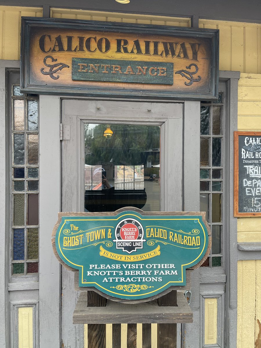 AdventureWDavid's tweet photo. Updates at #KnottsBerryFarm #CalicoRailRoad is down for refurbishments. #LogRide was also been worked on.
#Knotts #ThemePark #BuenaPark #knottsupdates https://t.co/kdRhGTpDOn