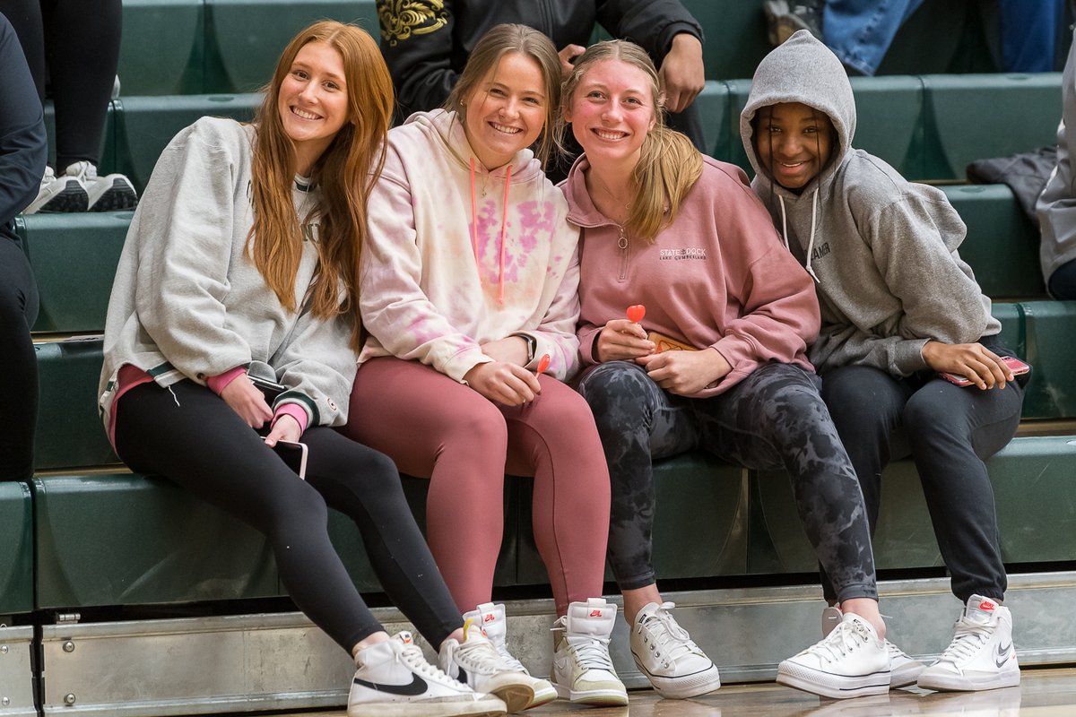 Smiles from some of the <a href="/medinagbball/">Medina Girls Bball</a> fans on hand to support the girls tonight. <a href="/_kaitlyngpierce/">kaitlyn pierce</a>