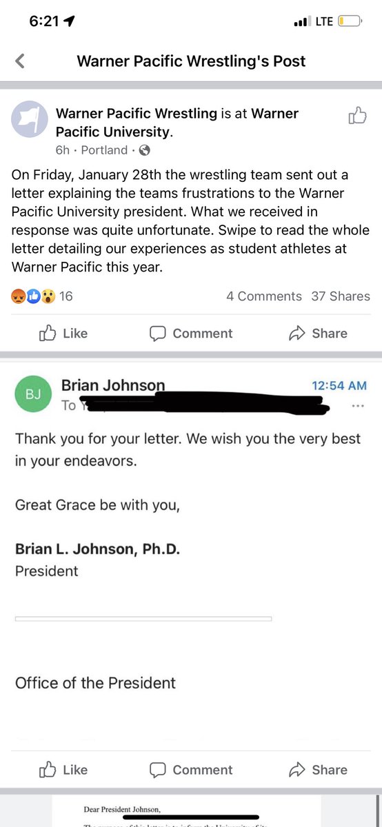 GracieCoff69's tweet photo. The fact that this is a PRIVATE UNIVERSITY sports program, where tuition is insanely expensive makes it that much more embarrassing. I’m embarrassed to be an alum. @espn @SportsCenter @SportcenterNow @SportsNewsViral @wpuknights @WarnerPacificU https://t.co/W1vM5EdZ1n