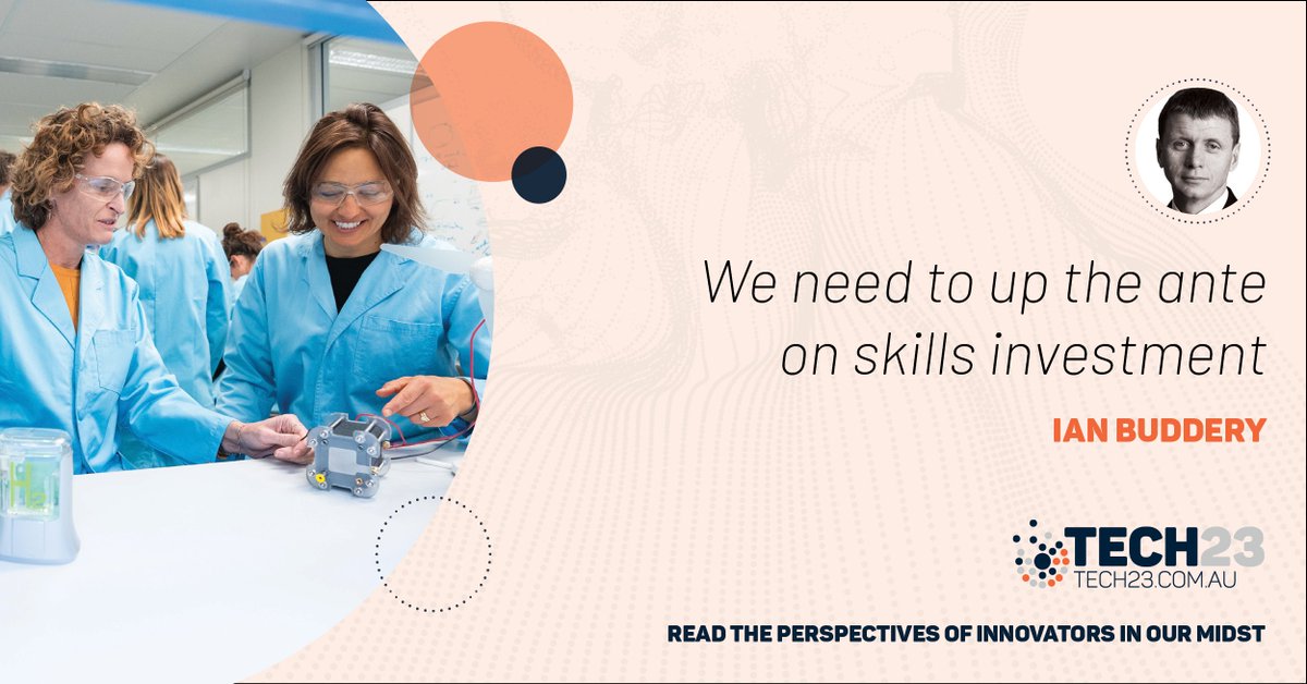 Tech23 (@tech23_) on Twitter photo "We’ve been taking the best and brightest people from around the world, with minimal investment into producing the people we need ourselves."
Thanks <a href="/m2ijb/">Ian Buddery</a> for sharing his perspective on why we need more skills investment as part of the #Tech23 booklet!
slattsgroup.com.au/we-need-to-up-… "We’ve been taking the best and brightest people from around the world, with minimal investment into producing the people we need ourselves."
Thanks <a href="/m2ijb/">Ian Buddery</a> for sharing his perspective on why we need more skills investment as part of the #Tech23 booklet!
slattsgroup.com.au/we-need-to-up-…