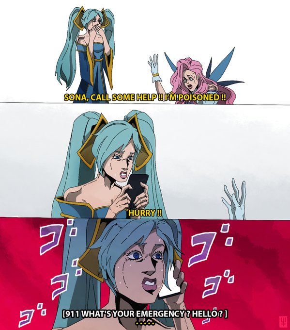 "911 what's your emergency ?"
#LeagueOfLegendsFanArt #LeagueOfLegends 