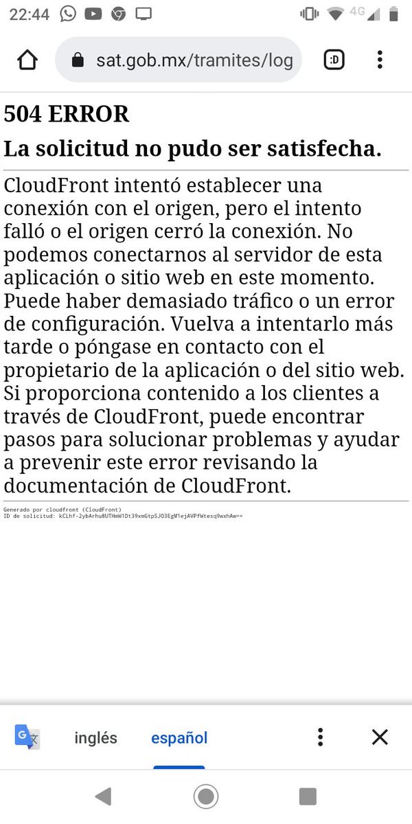 MALE68's tweet photo. @SATMX Sigue sin funcionar!!! https://t.co/avCPhS6WhO
