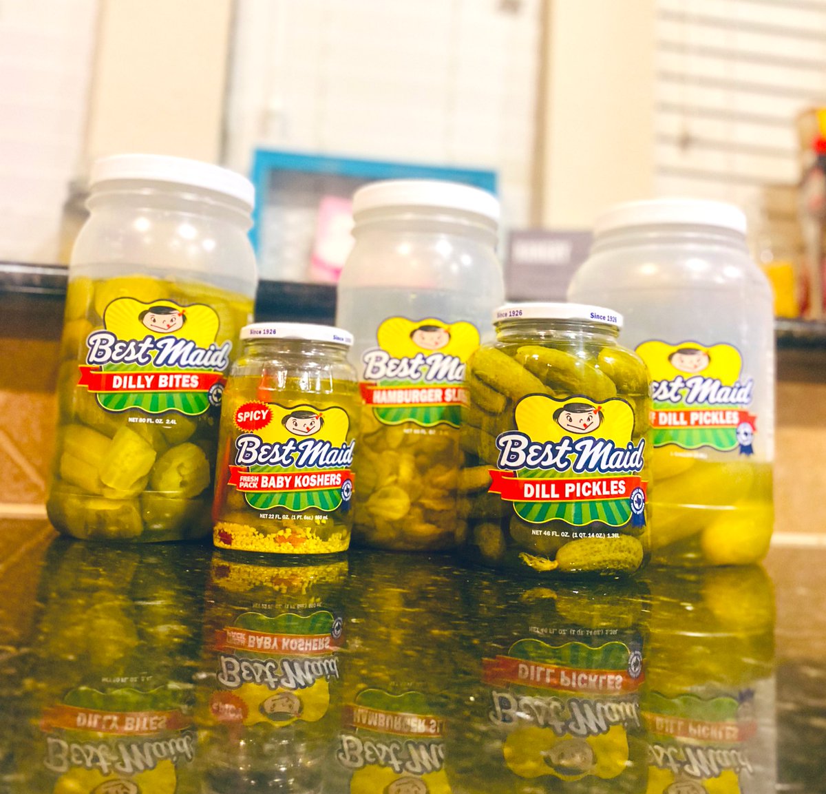 I guess you could say things are pretty serious between <a href="/BestMaidPickles/">Best Maid Pickles</a> and I.  I won’t even show you the Best Maid Bloody Mary pickles, pickled okra, or <a href="/MartinHouseBrew/">Martin House Brewing</a> pickle beer in bar fridge. 🤷🏻‍♀️🥒❤️