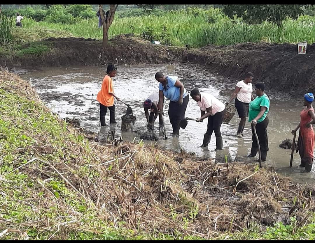 Wablemajisafi's tweet photo. Creating of a waterpan. This is to enhance water availability to residents during dry periods. The waterpan is dug very deep to ensure the water had enough storage.
#sustainability
#wablemajisafi
#oyugis https://t.co/ioWf9YmdqA