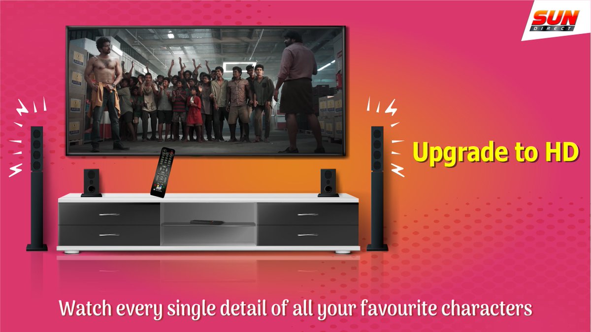 SUNDIRECTIndia's tweet photo. Upgrade to our latest HD set top box. You will be stunned by the difference in quality of the picture and sound.
Visit ▶️ https://t.co/CqvLVht0lU
#SunDirect #SunDTH #dthprovider #DTHrecharge #SunDirectRecharge #southdth #HDsettopbox #HDdth #DTH https://t.co/8SFjlyCy22