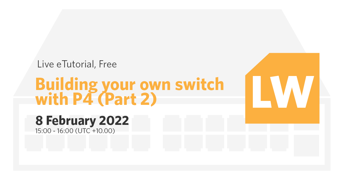 apnic's tweet photo. Using the #P4Pi project, this APNIC Academy webinar with 
@networkservice gives insight into the language and architecture definitions of #P4 and includes a hands-on P4 programming experience: https://t.co/TSEbDpO3yP @P4lang #p4lang https://t.co/j3qA5njzuB