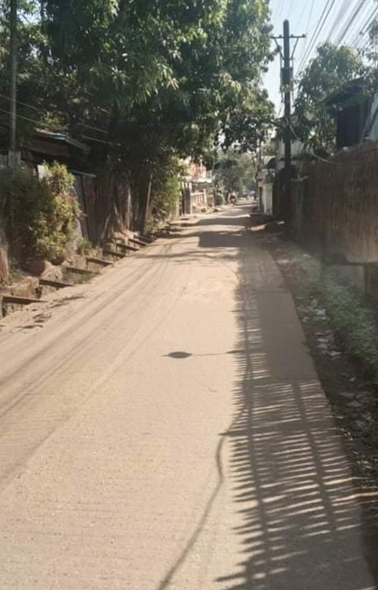 Chanapai247's tweet photo. #SilentStrike of #Mingaladon where there is great domination of military.

#RedCampaign_1YearOfRevolution 
#2022Feb1Coup 
#WhatsHappeningInMyanmar https://t.co/aQHHlECLUT