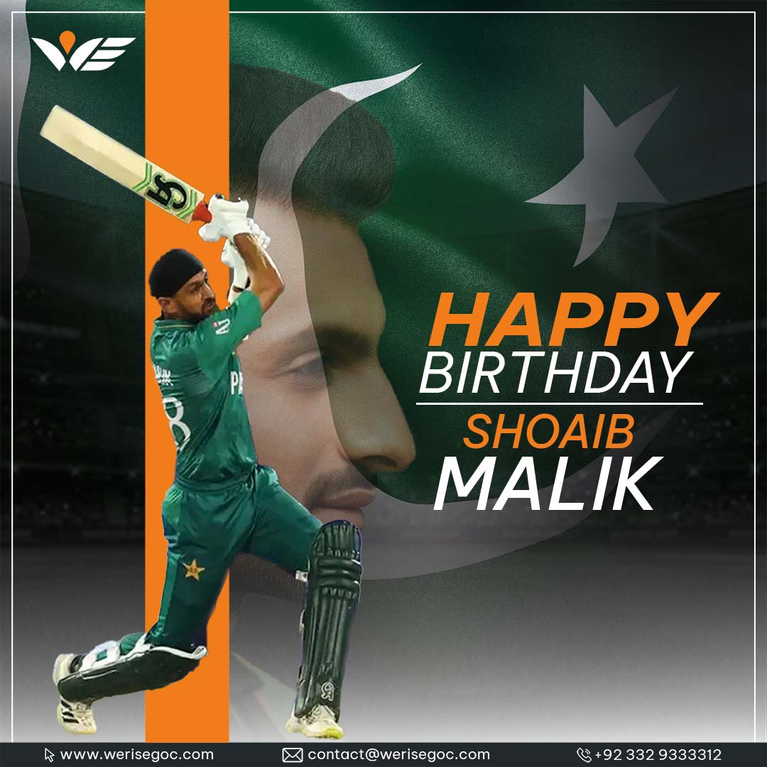 werisegoc's tweet photo. Happy Birthday Legend! @realshoaibmalik
#WeRiseGOC #1stfebrally #ShoaibMalik #PSL #HappyBirthday https://t.co/gNqSC2NxG5