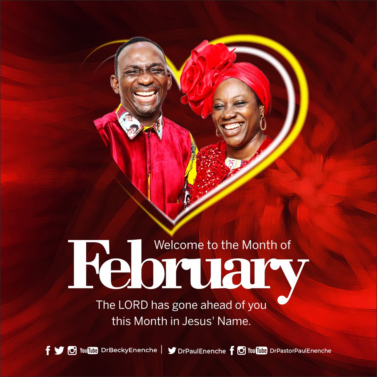 drpaulenenche's tweet photo. Welcome to the Month of February 2022. The LORD has gone ahead of you this Month in Jesus' Name. https://t.co/GM6OW93awL