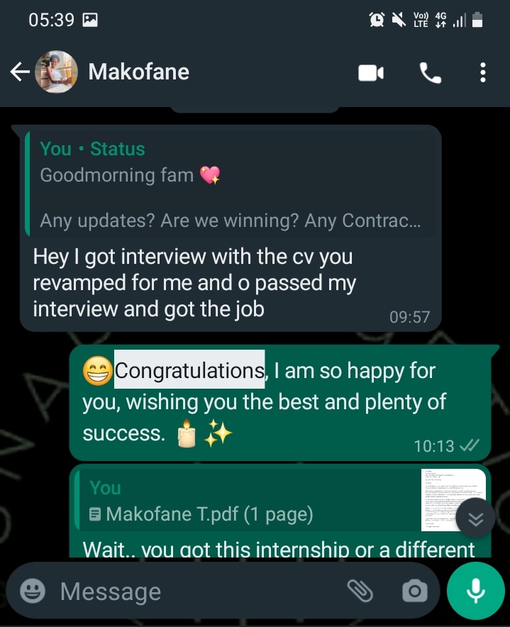 UnapologeticPR's tweet photo. TheXclusiveplug transforming the way employers look at you. 😅💯

ATS friendly CVs. DM @UnapologeticPR or WhatsApp 083 274 0156 
#JobSeekersSA #jointheculture https://t.co/tIUZ8XUbft