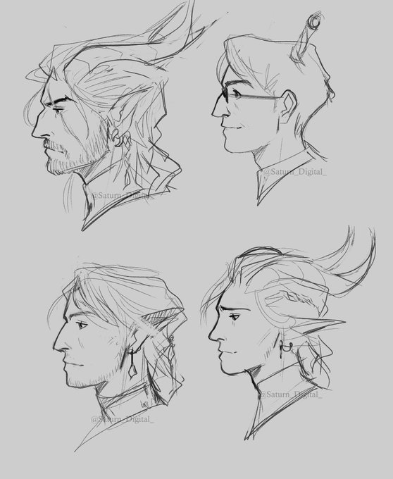 dsmp portrait doodles 