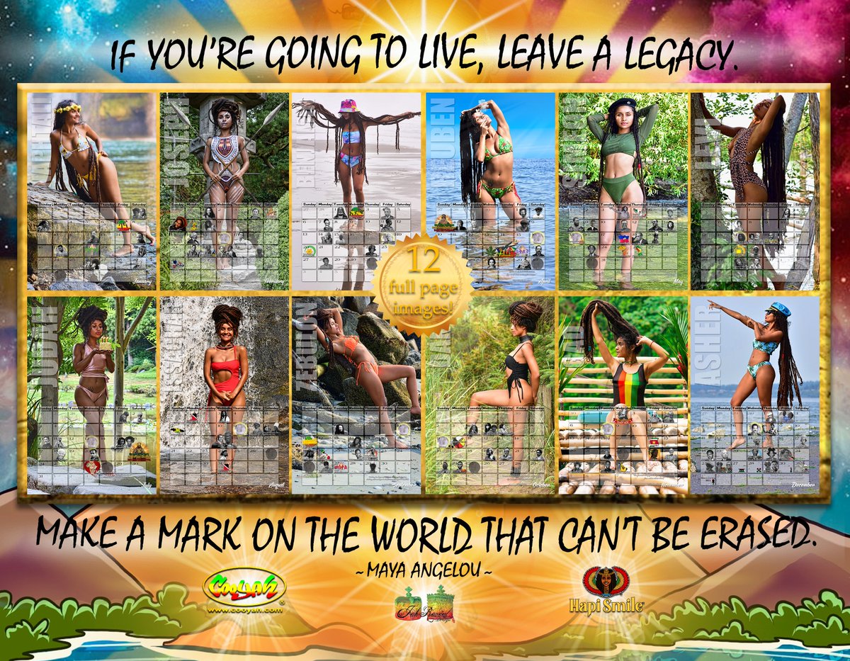 essentiali's tweet photo. January is over but there are still 11 months left in 2022. If anyone has been meaning to get a wall calendar it's not too late!  

Check out this #highvibration #calendar from @IIKayaIses featuring photos &amp; design by I

#Swimwear #African #Rasta #Artwork

https://t.co/yCBbcjKkEZ https://t.co/F8fwD5GsKo