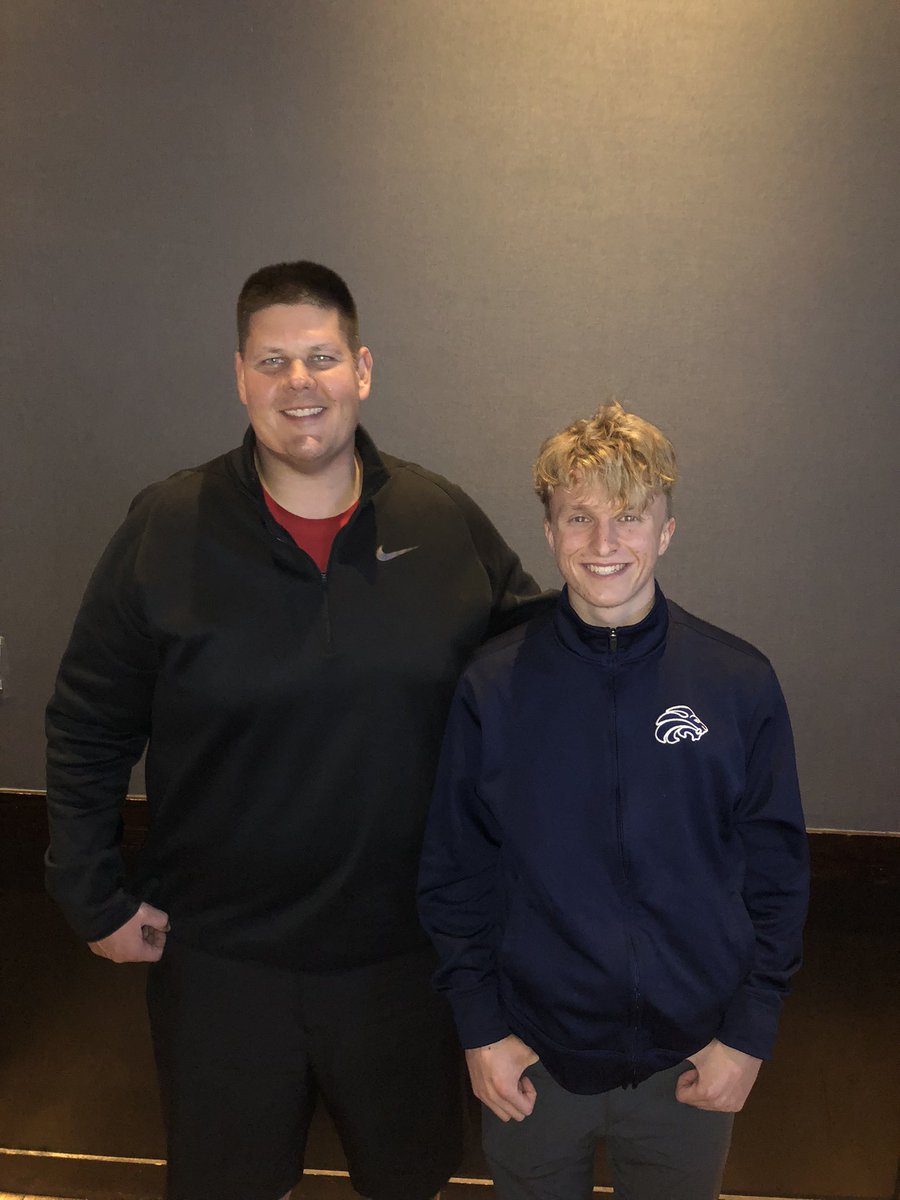 WittmayerParker's tweet photo. Thank you coaches @CoachJayNovak and @dacoachmohuddle for allowing me to have the opportunity to speak and discuss with you about your program and school. It is most appreciated to take the time out of your day to do so. Thank you @qbcoach_bell. @calvarylionsfb @CCSJFOOTBALLRe1 https://t.co/cZYAWyKPuM
