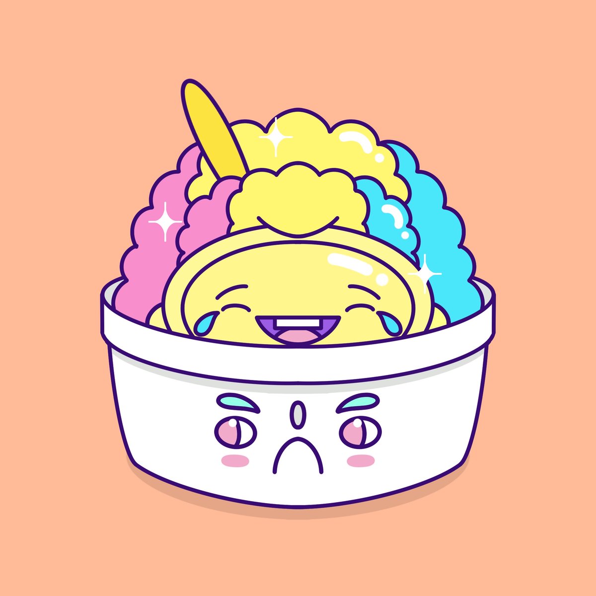 Shaved Ice Camo(fo)lage 🍧👀🤙 
<a href="/FomoMofoNFT/">FOMO MOFO</a> <a href="/mrjasperwong/">Jasper Wong</a> #FomoMofo #CollabTime