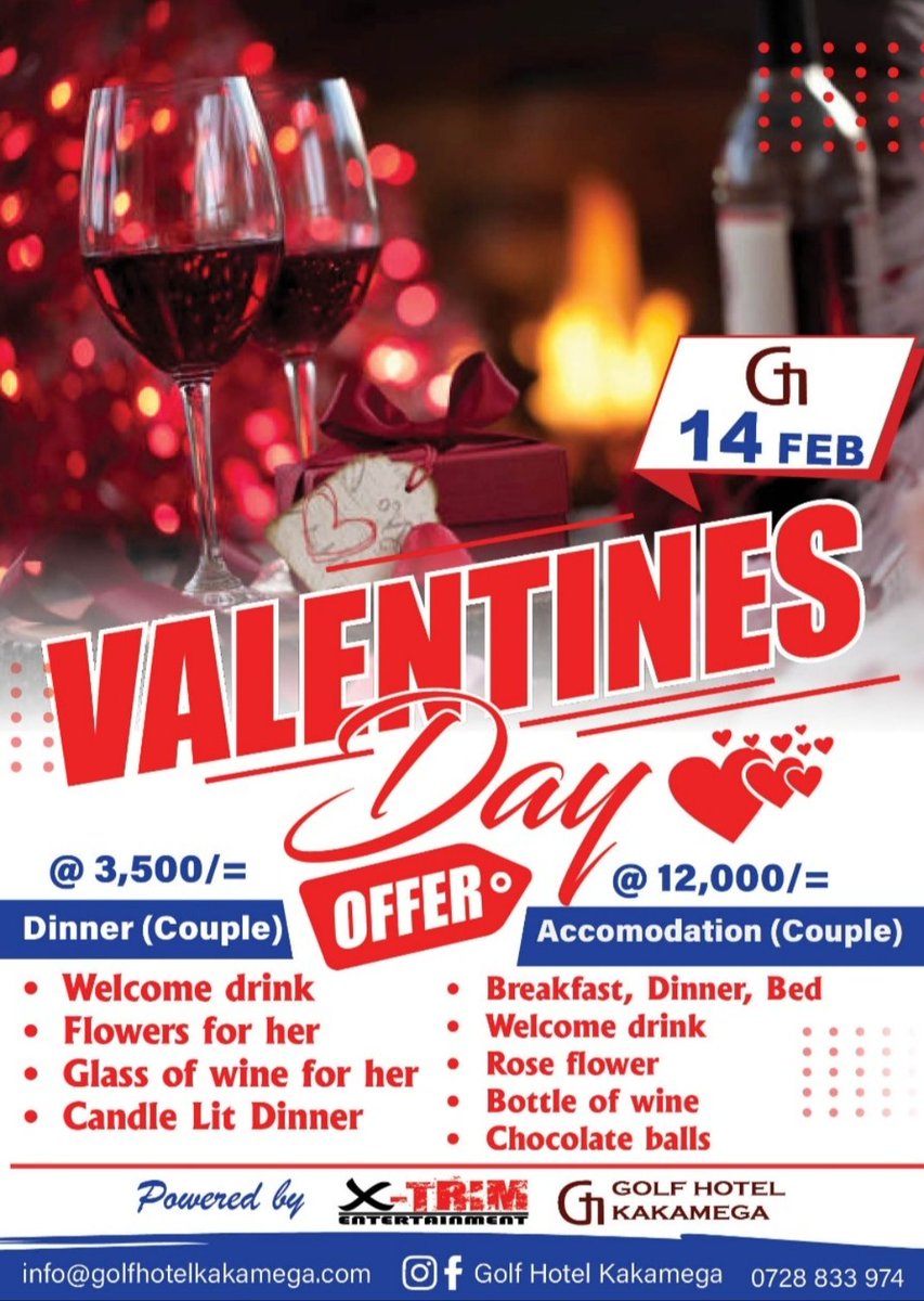 Roses are red,violets are blue This is the month of love.Come spend this special day with your loved one(s).
