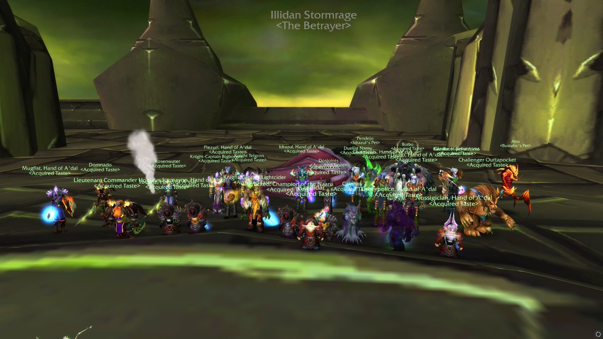BlueHydraz's tweet image. Illidan Down :)