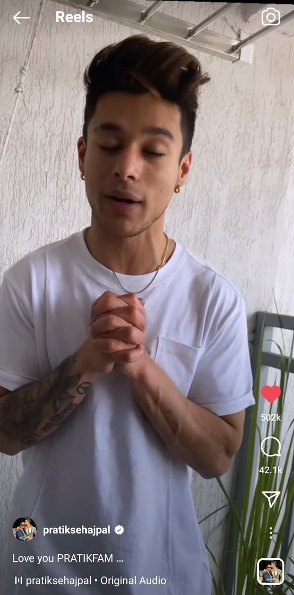 #BIGBREAKING
#BB15 #BiggBoss

RECORD FOR ANY BB15 CONTESTANT <a href="/realsehajpal/">Dream</a> Instagram Reel :

HIGHEST ON ANY POST OF BB15 CONTESTANT

- 502K LIKES ON THE REEL (RECORD)
- 42 Thousand COMMENTS (RECORD)
- 2.5 MILLION+ IMPRESSIONS 
- HIGHEST ENGAGEMENT (RECORD)

#PratikSehajpal