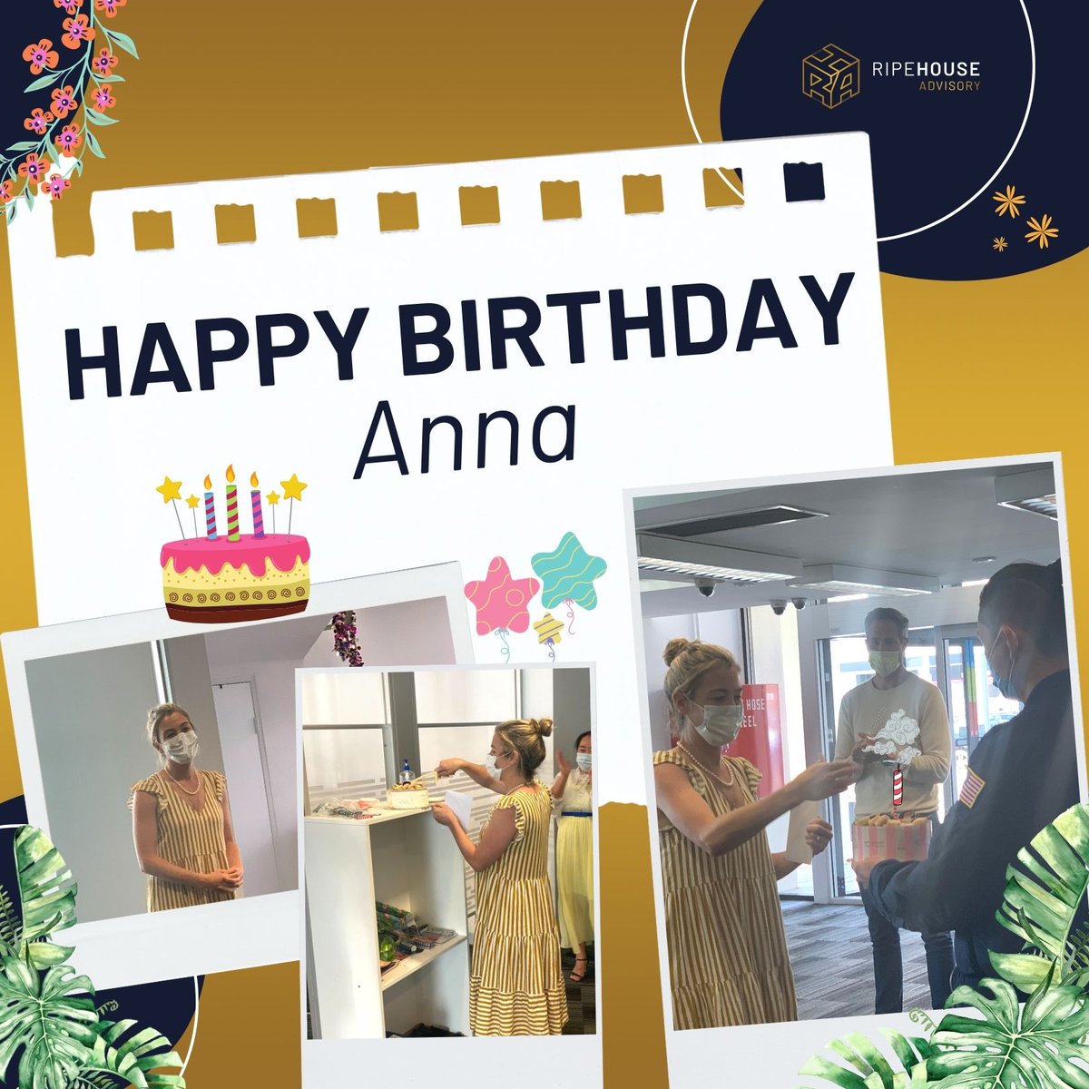 Ripehouse's tweet photo. Happy Birthday to Anna 🥳🎉, Ripehouse Advisory's Chief Communication Officer

May this continue to fill you with joy and amazing memories 🥰.

#happybirthday #happybirthdaytoyou #happybirthday🎂 #joyful #team #director #propertyinvestor #party #realestateinvestor #birthdaycake https://t.co/ZboN7vSMu7