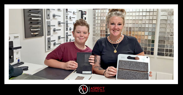aspecthomesqld's tweet photo. We had the pleasure π today helping Gail and her son Cooper choose the selections and colours β€π§‘πππ for their new home π‘.
#newhome #newhomebuilder #colourselections #buildwithus #gympiebuilder #gympie #lovewhereyoulive https://t.co/AhmZg5aNTG