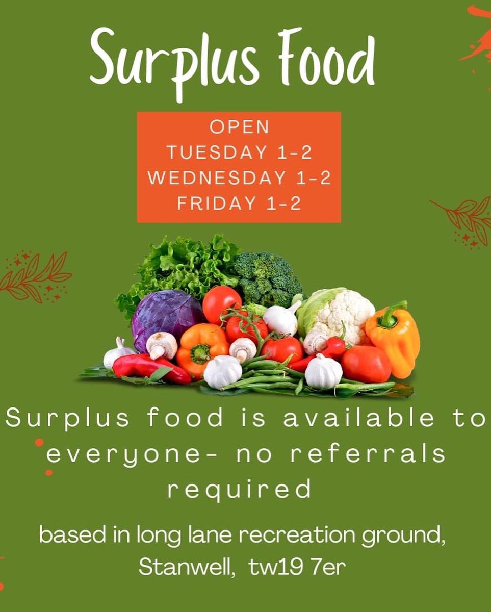 stanwellevents's tweet photo. Good morning everyone
Today we have messy play 9.30-11.30
New mums group 12.30-2
Surplus food 1-2
Dinner club - fully booked
Full details below
Next week more of our projects at the community building reopen #itsourstanwellitsourcommunity #acornproject #NationalLottery https://t.co/edS2xLSvDD