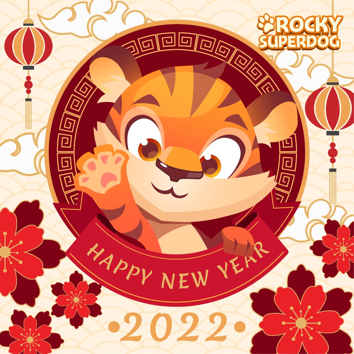 Gong Xi Fa Cai! Happy Chinese New Year EveryPAWdy! 🎇
May the year of the tiger bring you happiness and good fortune! 

#rockysuperdog #rockysuperdogadventures #2022年新年快樂 #happychinesenewyear #ChineseNewYear #happy2022   #puppy #puppies #paws #dogsandpals #mansbestfriend