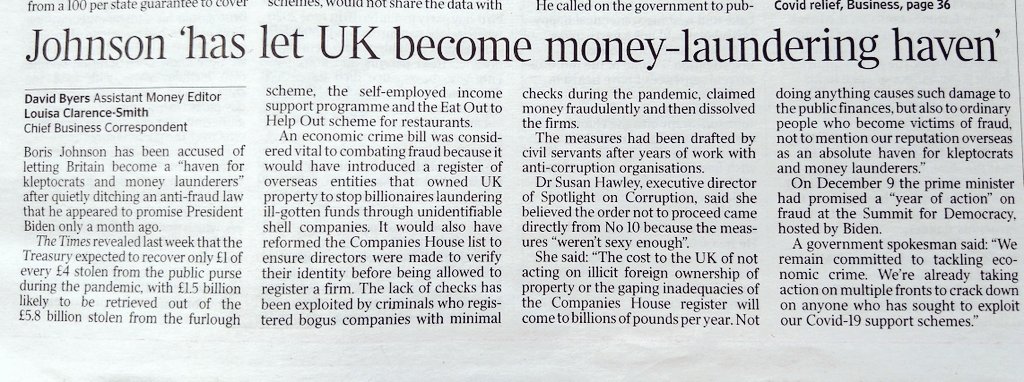 A register of UK property is essential to identify property used to hide wealth or facilitate money laundering. London is awash with the proceeds of crime. <a href="/boardadvisoryuk/">Board Advisory UK</a> calls on Boris Johnson to create a comprehensive property register. <a href="/susanpjhawley/">Susan Hawley</a> <a href="/EndCorruptionUK/">Spotlight on Corruption</a>