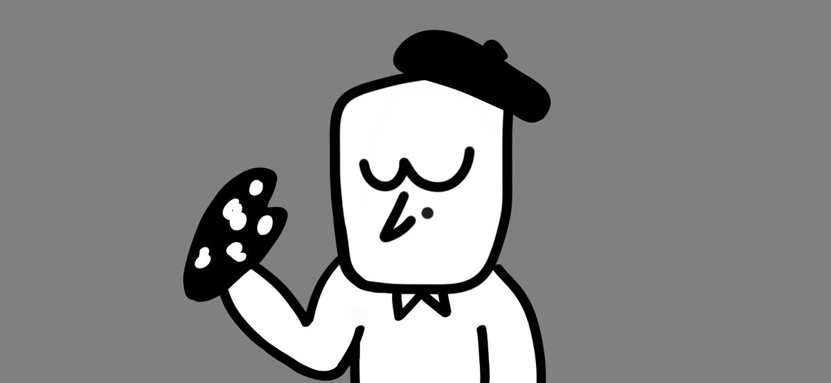 this is palette, her favorite colors are black and white. #NFTs #nft #NFTCommmunity