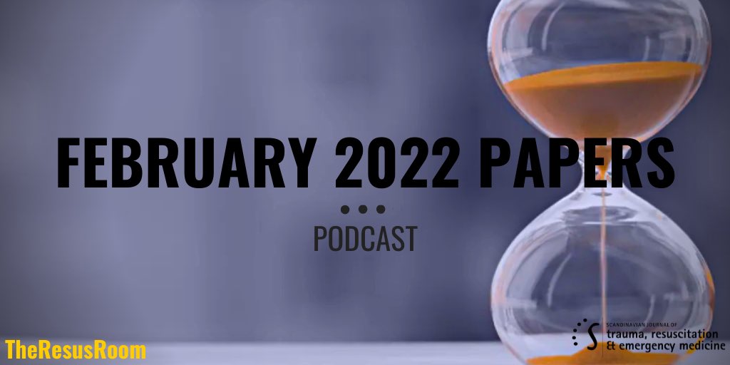 February’s Papers Podcast

•Pre-charging the defib &amp; hands-off time in CPR
•Concomitant injuries with spinal fractures
•Which extrication technique leads to least spinal movement?

itunes.apple.com/gb/podcast/the…

open.spotify.com/show/4pGoo1XFn…

TheResusRoom.co.uk #FOAMed