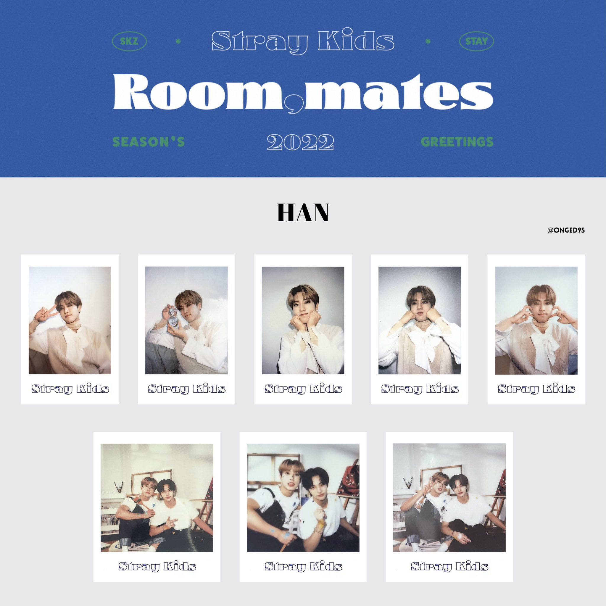 stray kids スキズ Han ハン 直筆サイン チェキ ポラロイド stray kids スキズ Han ハン 直筆サイン チェキ ポラロイド