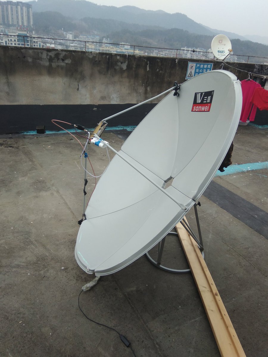who can tell me how to get the heilx feed adapted to the beamwidth of my prime focus dish in order to get more SNR